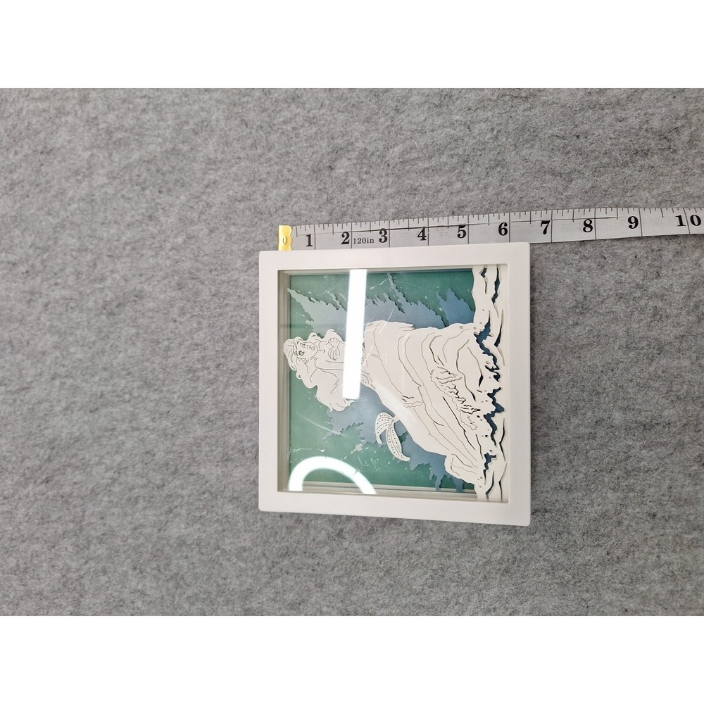 Disney The Little Mermaid Light Box UKONIC Diorama Ariel On A Rock Works Charger - Picture 8 of 10